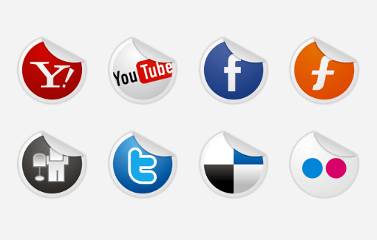 Socialize Icons Set social