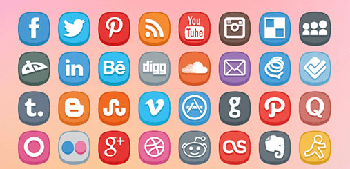 Free Cute Social Media Icons