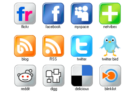 Free Set of Social Media Icons