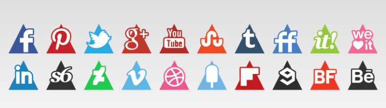 Free Triangle Vector Icons Set