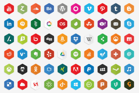 121 Sources To Download Social Media Icons For Free