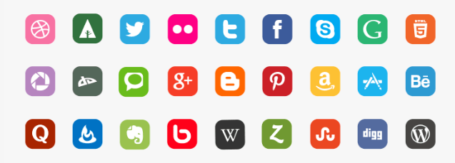 Vector Social Media Icons