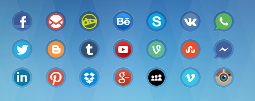 cool social media icons