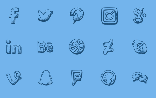 hand drawn icons