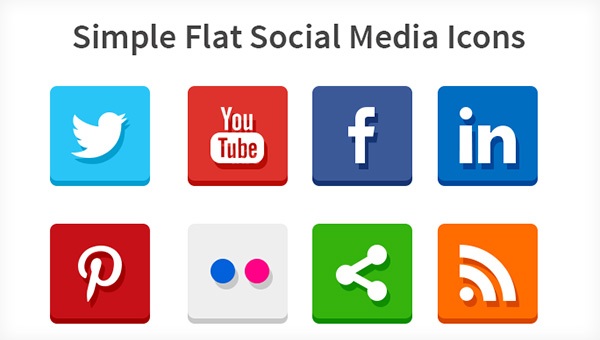 simple-flat-social-media-icons