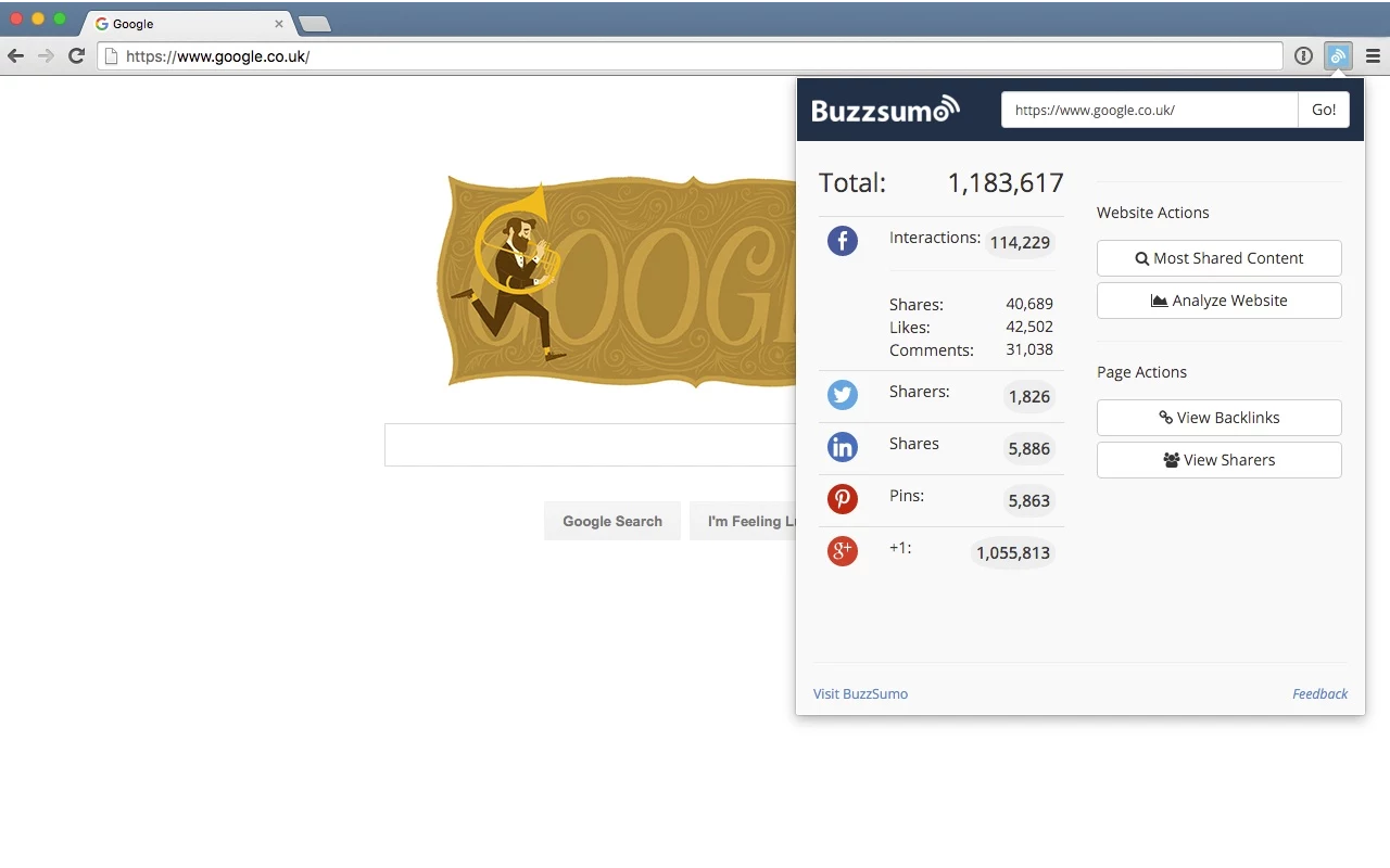 BuzzSumo Screenshot